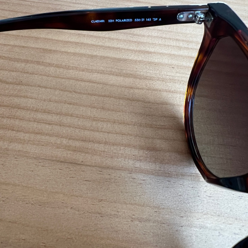 Celine Tortoise Polarized Sunglasses - Picture 4 of 7